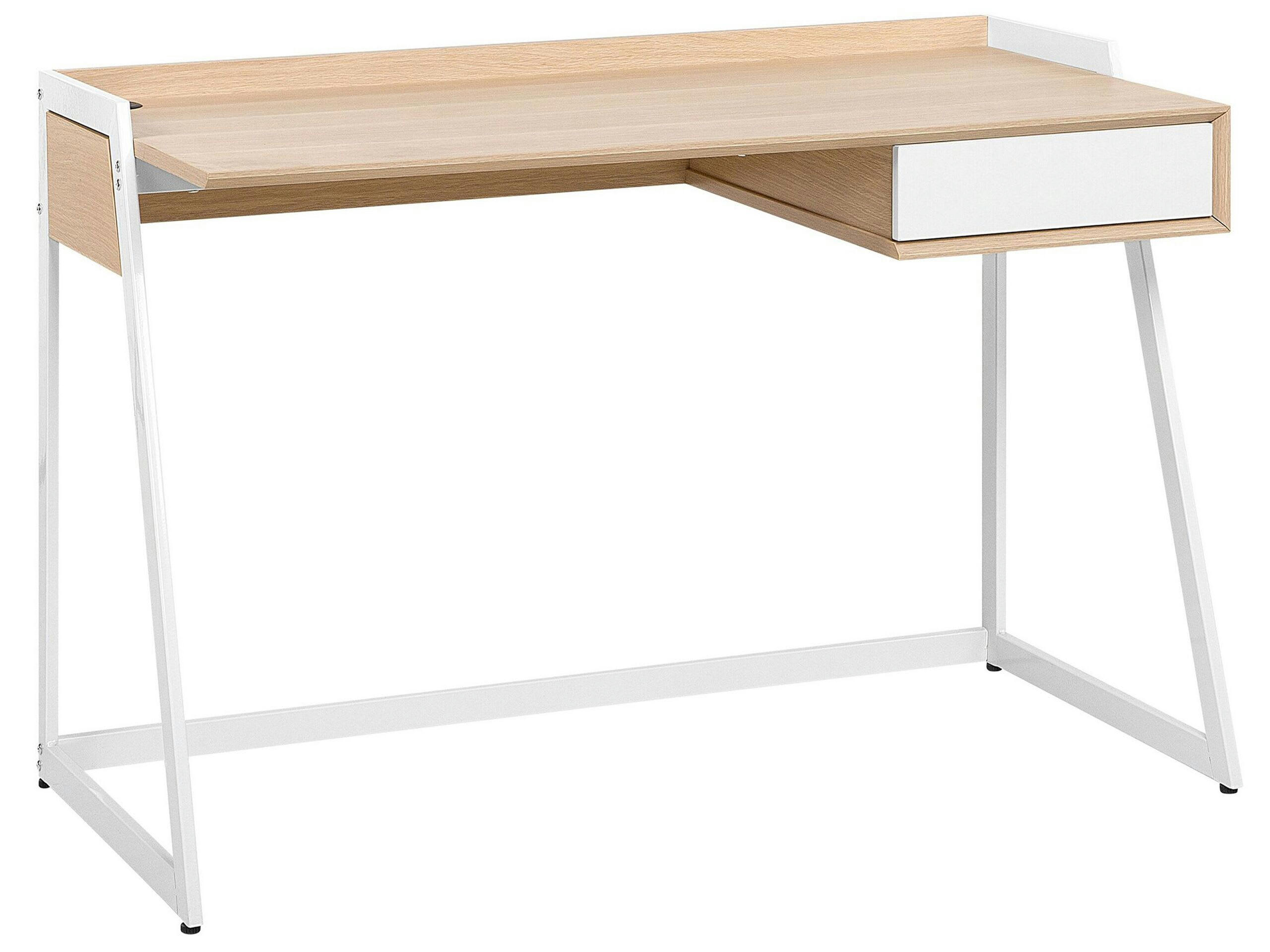 QUITO - Bureau blanc bois 120 x 60 cm