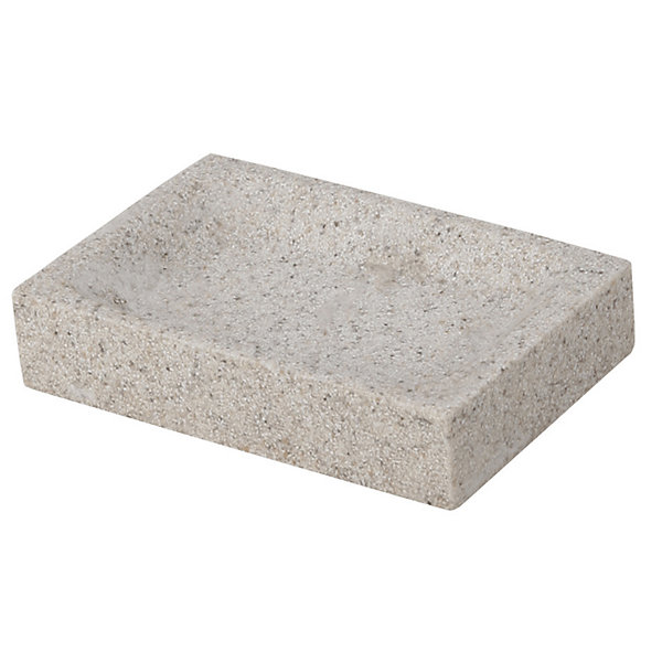 Optima Supera Porte-savon en polyrésine, Sable (SUP39)