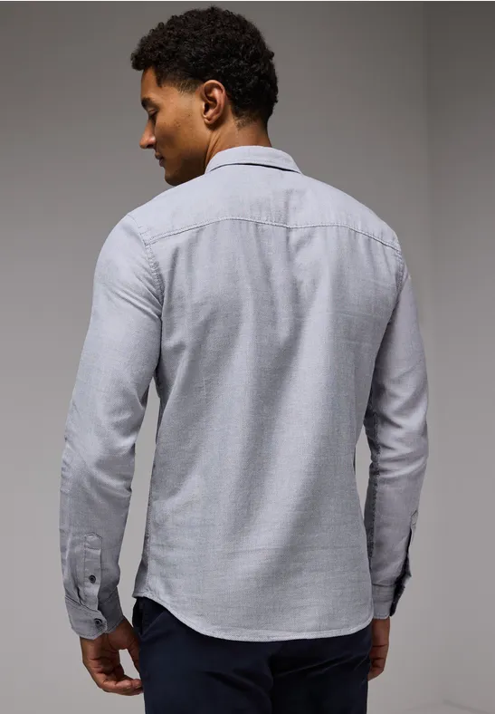 Strukturhemd im Slim Fit