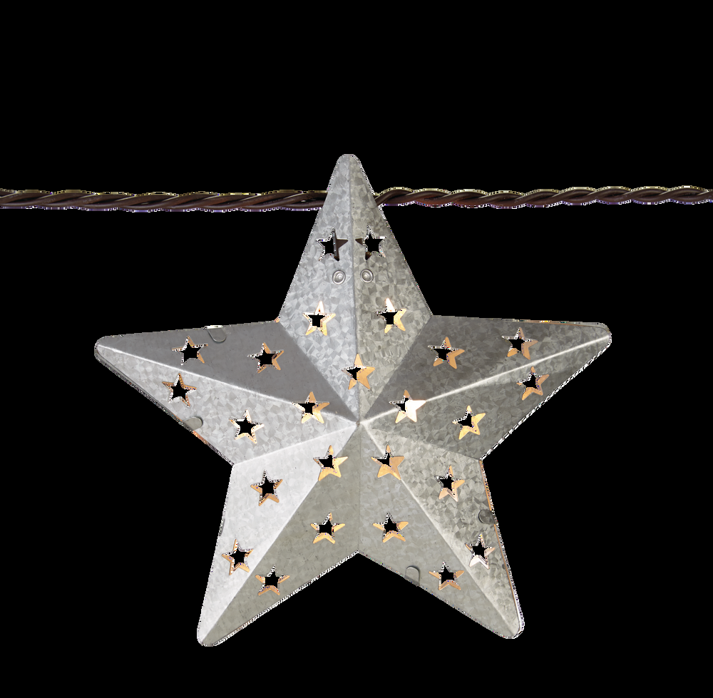 CANVAS Outdoor Clear White Incandescent Plug-In Celeste Star String Lights, 3.5-m