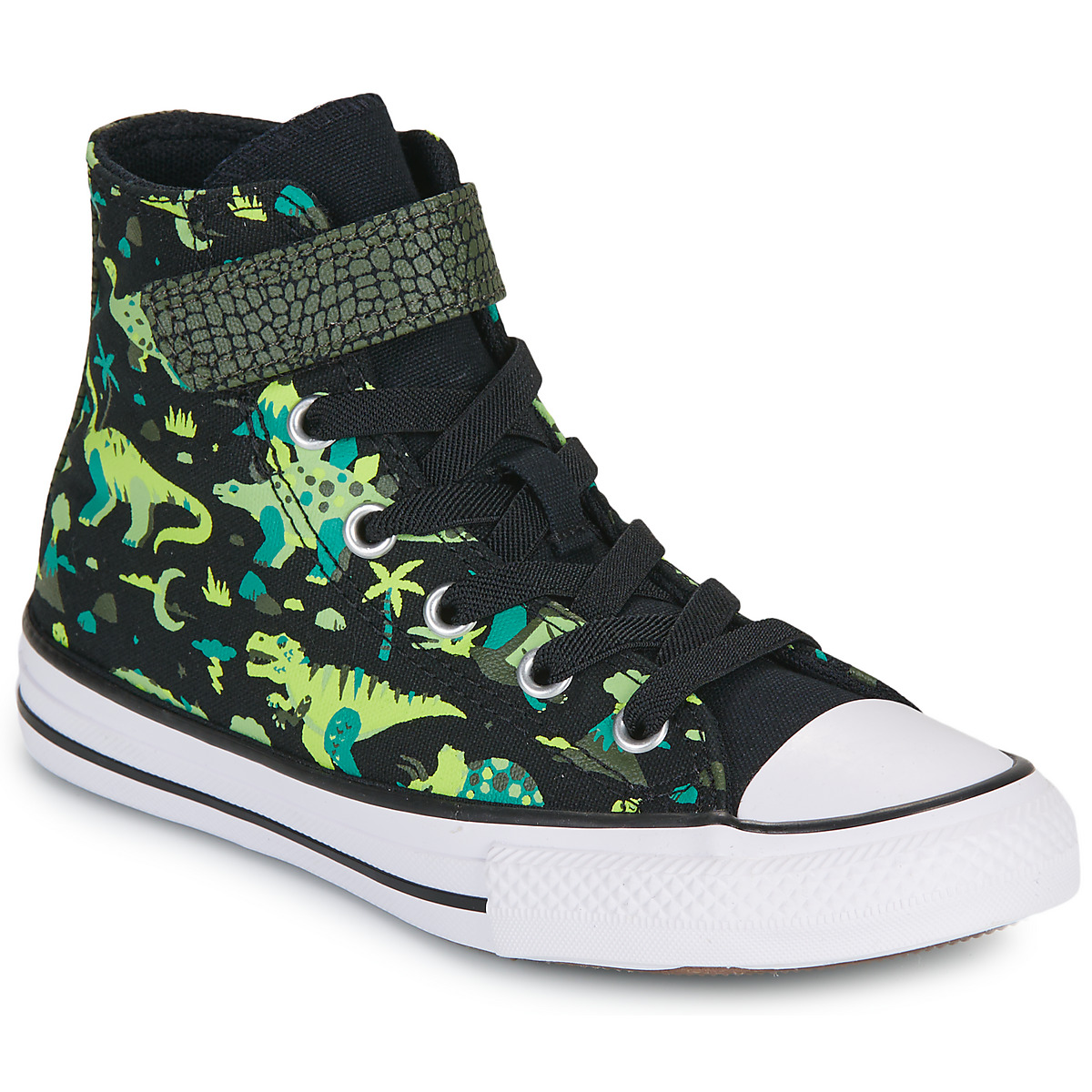 Converse - CTAS EASY-ON DINOS - Black / Green