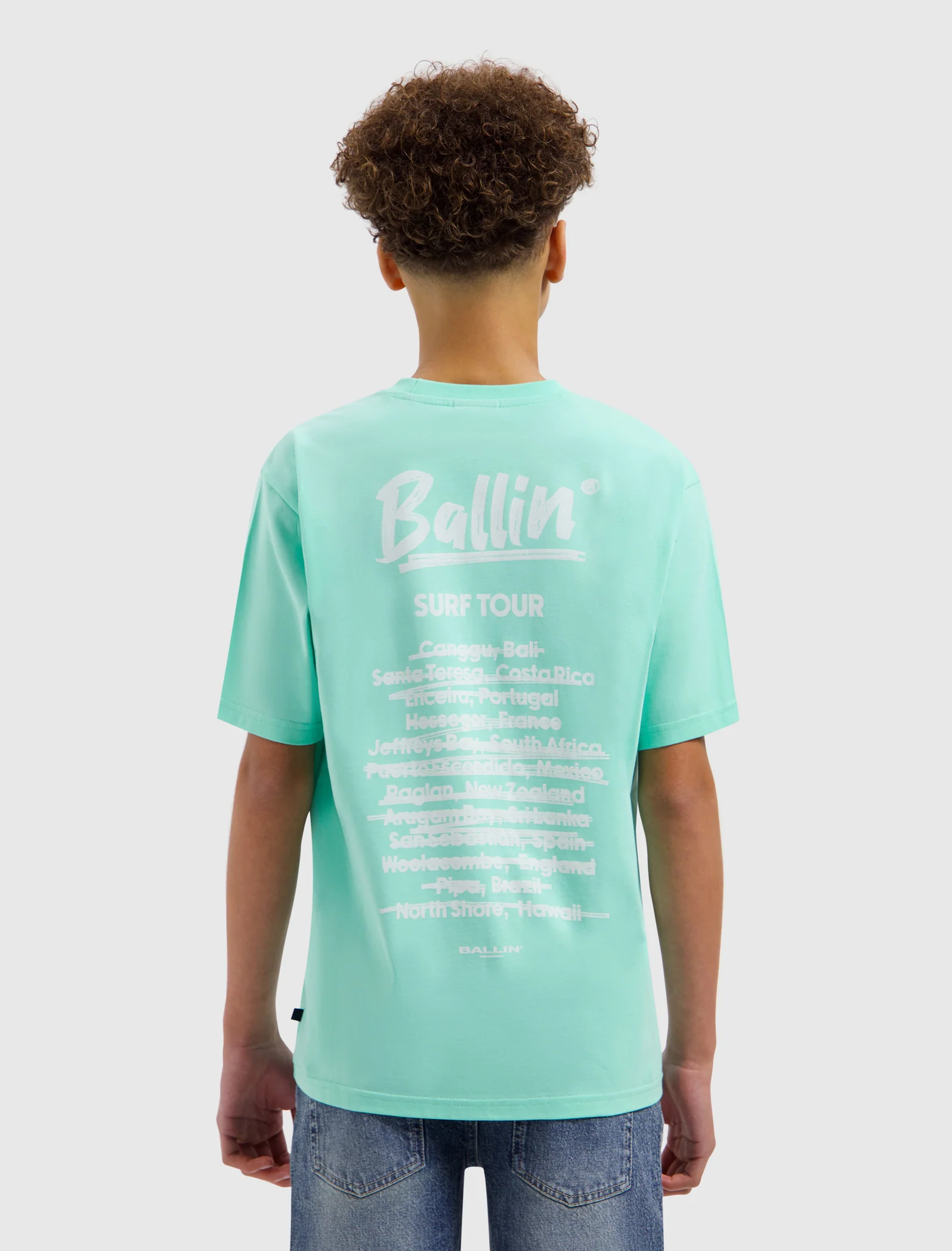 Junior Surf Tour T-shirt | Mint