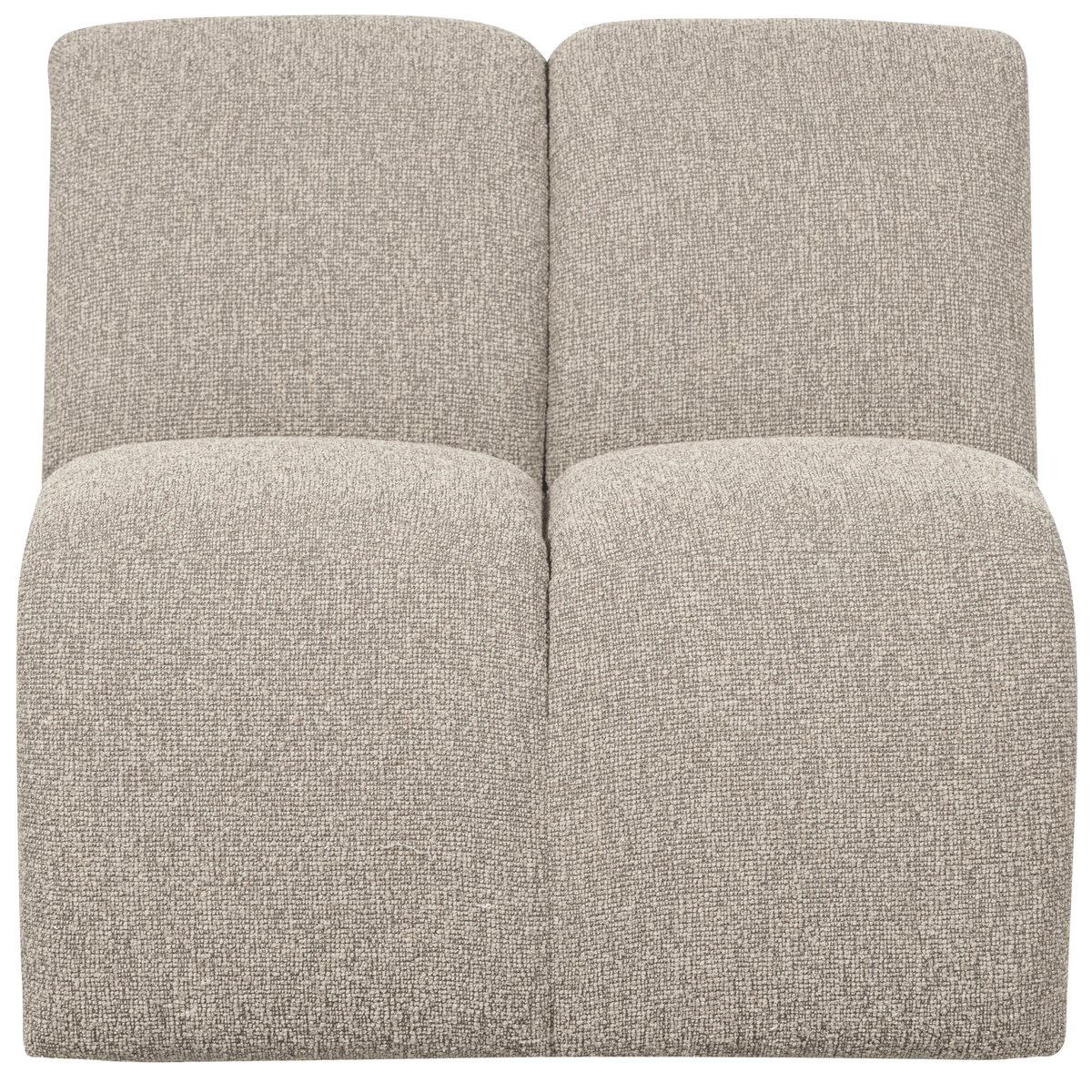 WOOOD 1-zits bank Mojo - Bouclé - Beige Melange - 74x80x97