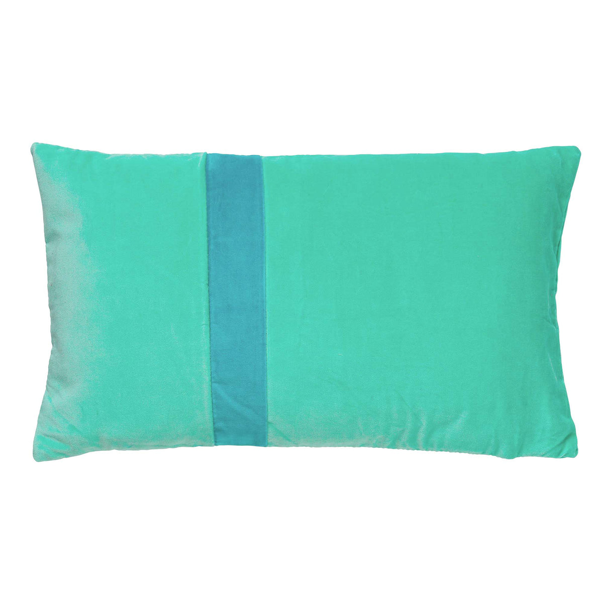 PIPPA - sierkussen 30x50 cm - velvet - Beveled Glass - groen