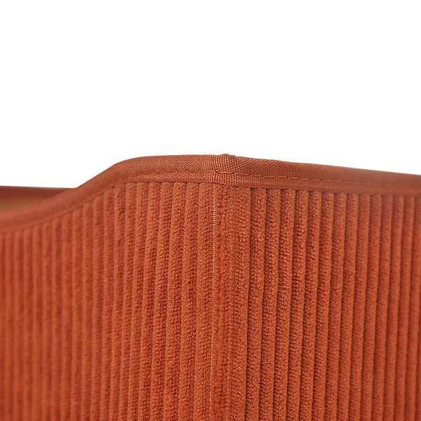 Boîte de rangement carrée en velours Mixxit coloris terracotta