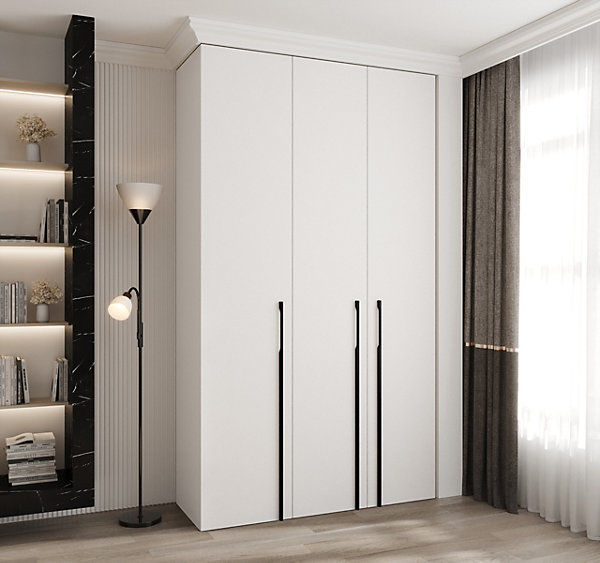Armoire Como 3 a portes battantes H. 245 x L. 140 x P. 50, 3 portes