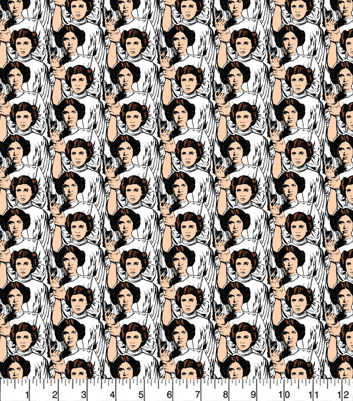 Star Wars Classic Leia Stack Cotton Fabric