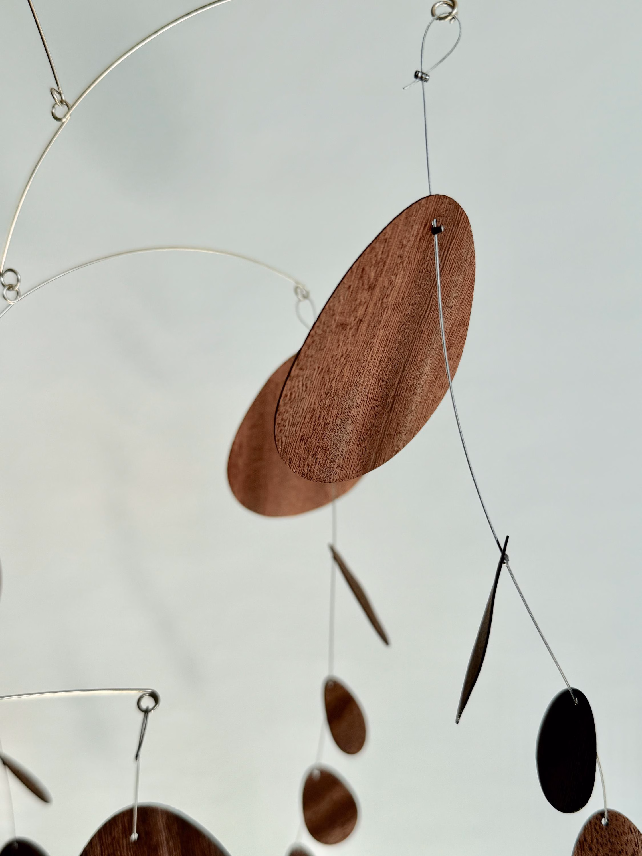 Delicate Wood Kinetic Mobile #46