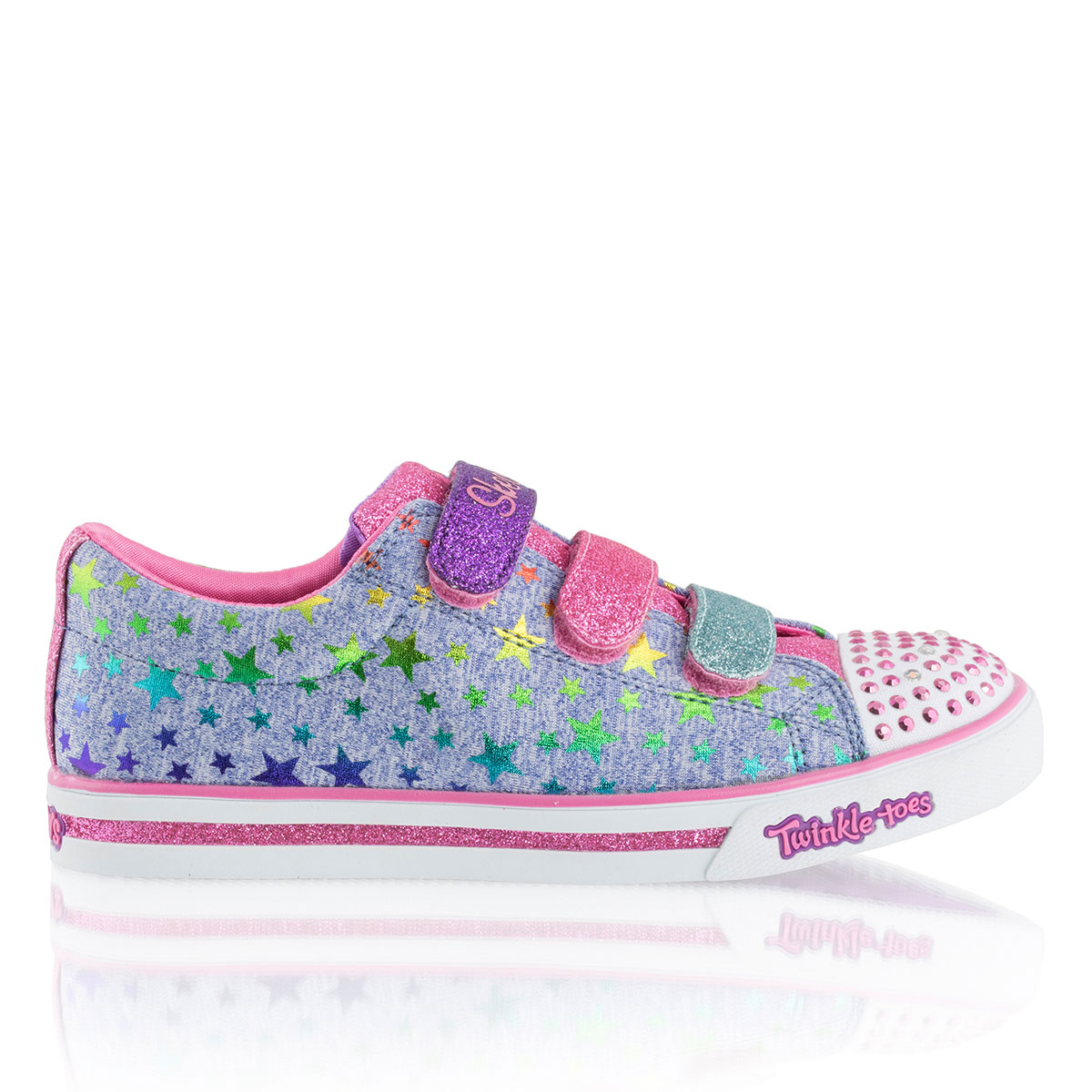 Russell & Bromley SPARKLE G Triple Velcro Sneaker