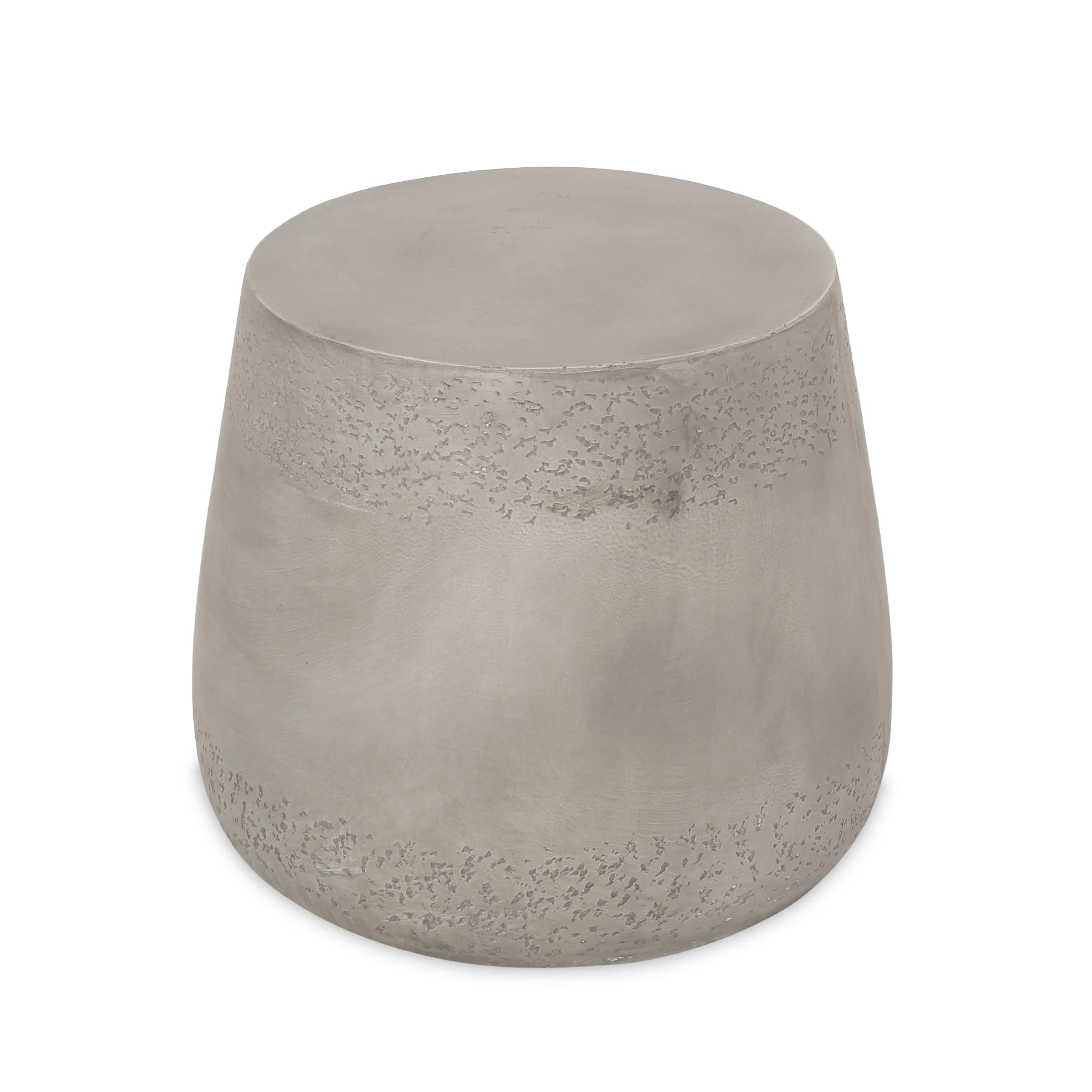 Orion Outdoor Contemporary Lightweight Concrete Accent Side Table by Christopher Knight Home - 19.00W x 19.00D x 16.25H