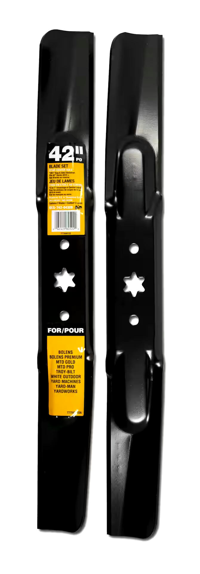 MTD Lawn Tractor 2-in-1  2-Blade Set,  6-Point star mount, 42 -in,