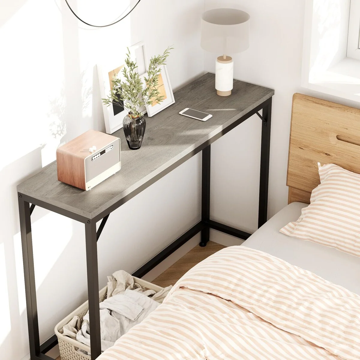 Console Table with Outlet & USB Ports