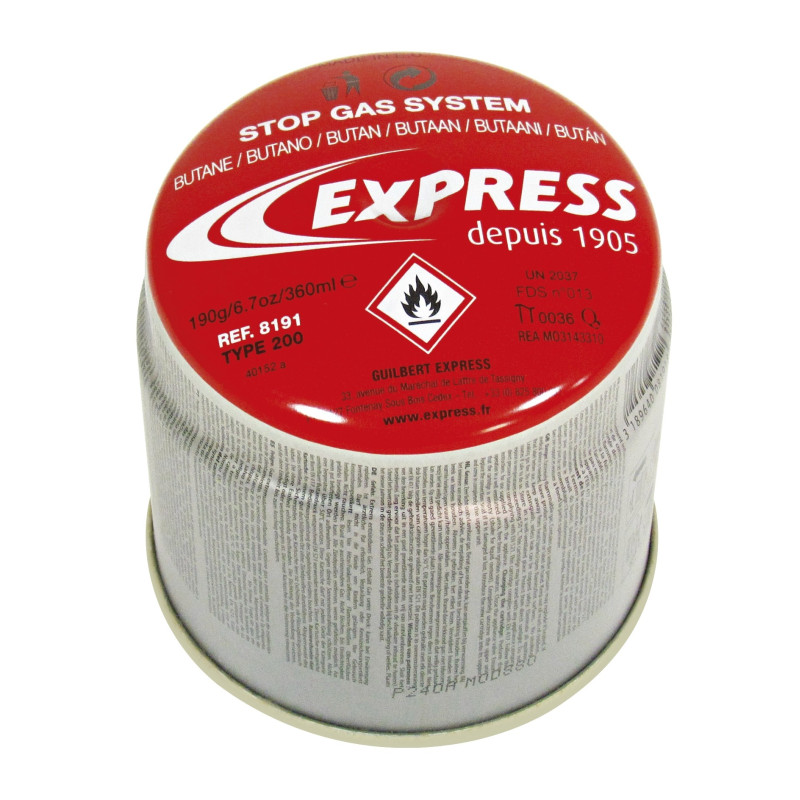 Cartouche de gaz 190g 'Gas stop'