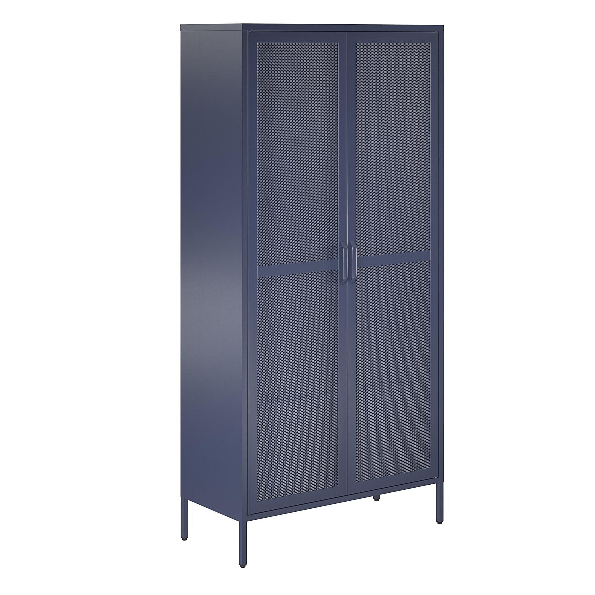 The Novogratz Channing Tall 2 Door Metal Storage Cabinet