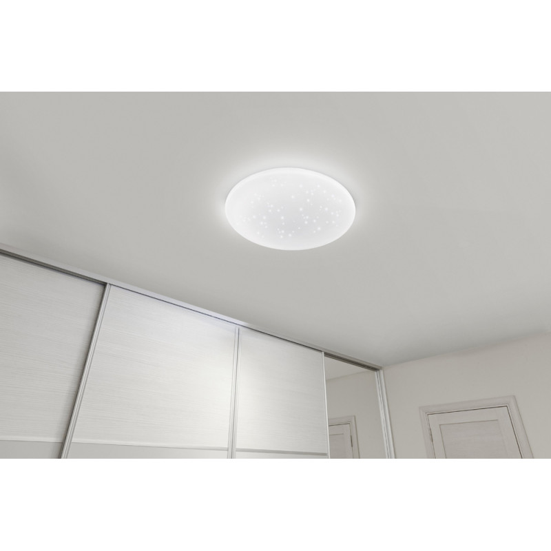 Plafonnier LED Giron blanc Ø 40 cm blanc dimmable 2300 lm 18,8 W EGLO