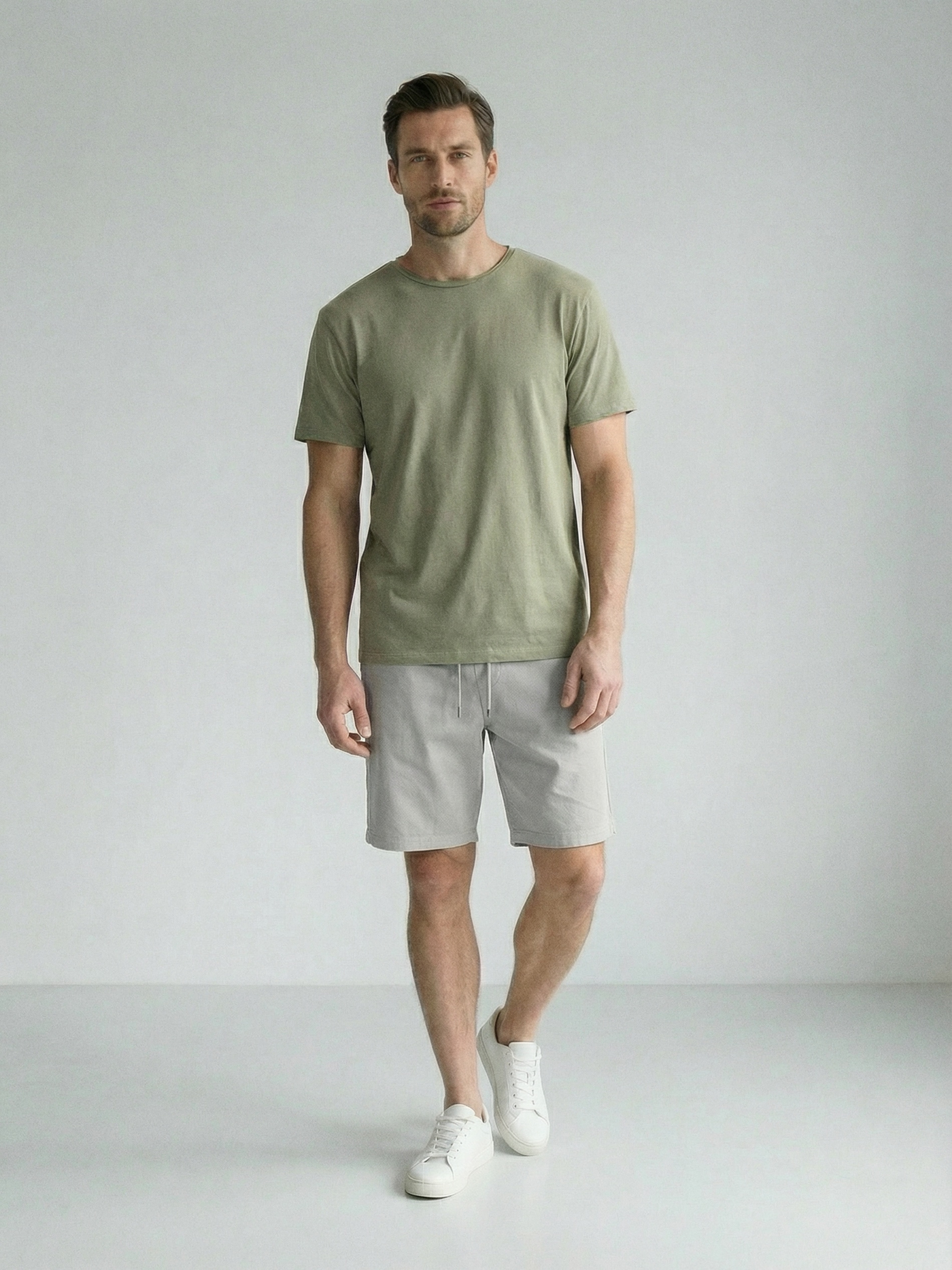 Bawełniane szorty jogger