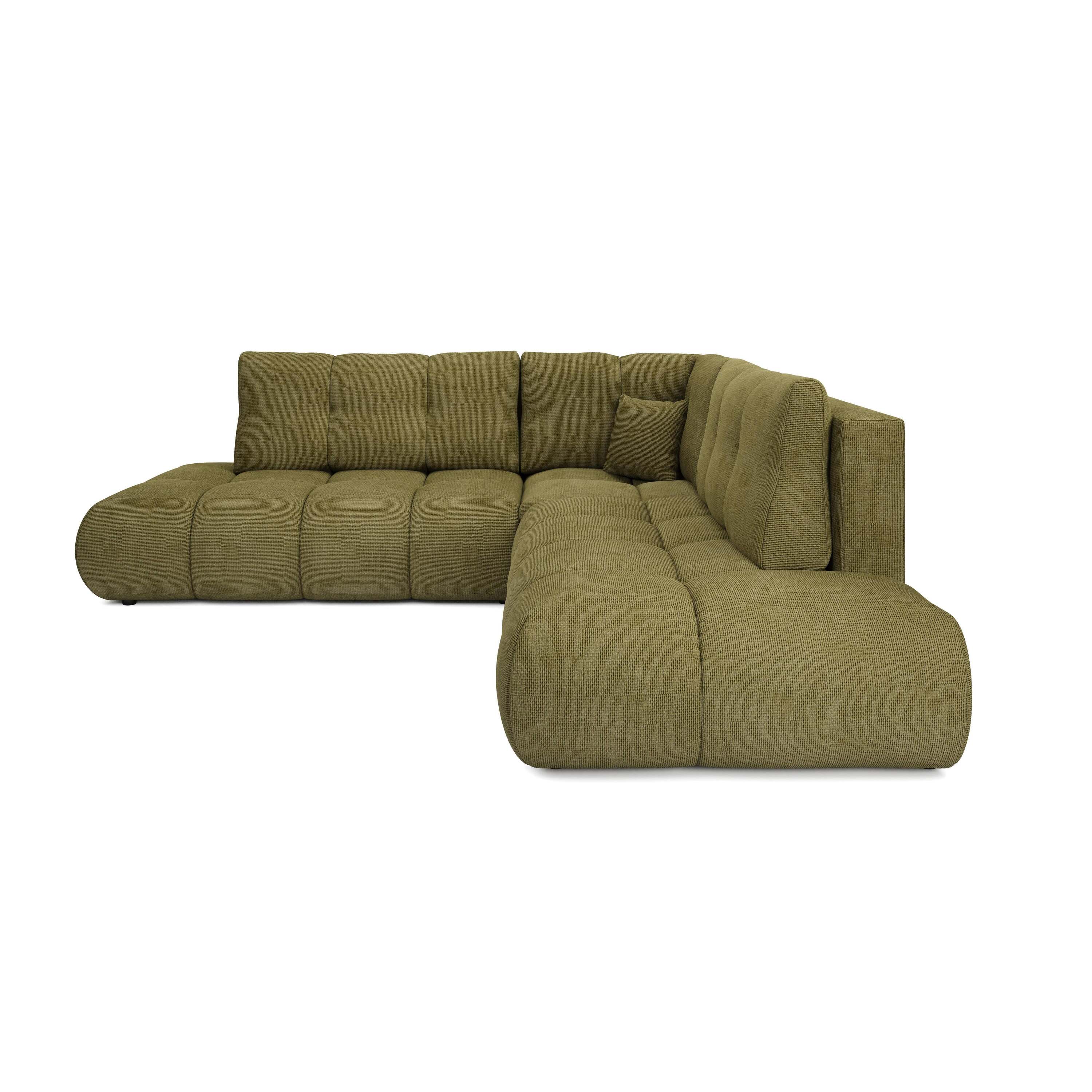 by fonQ Charme Hoekbank Links/Rechts met Slaapfunctie - Chenille - Oli