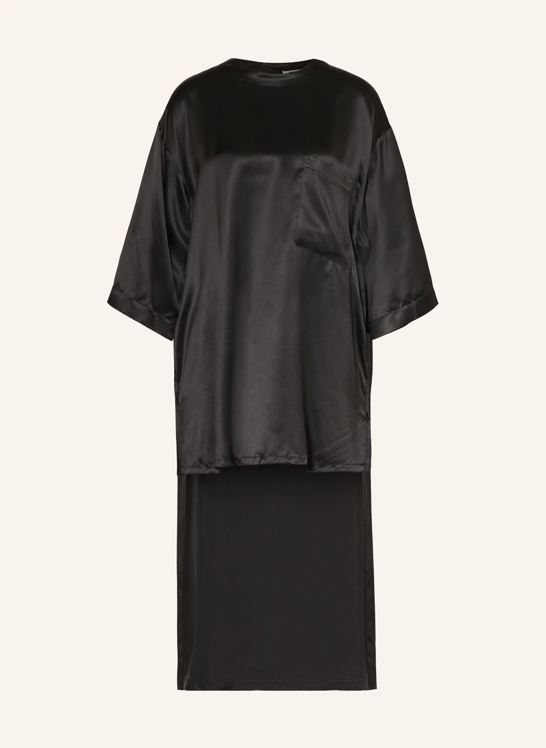 DARKPARK Blusenshirt TARA aus Satin mit 3/4-Arm
