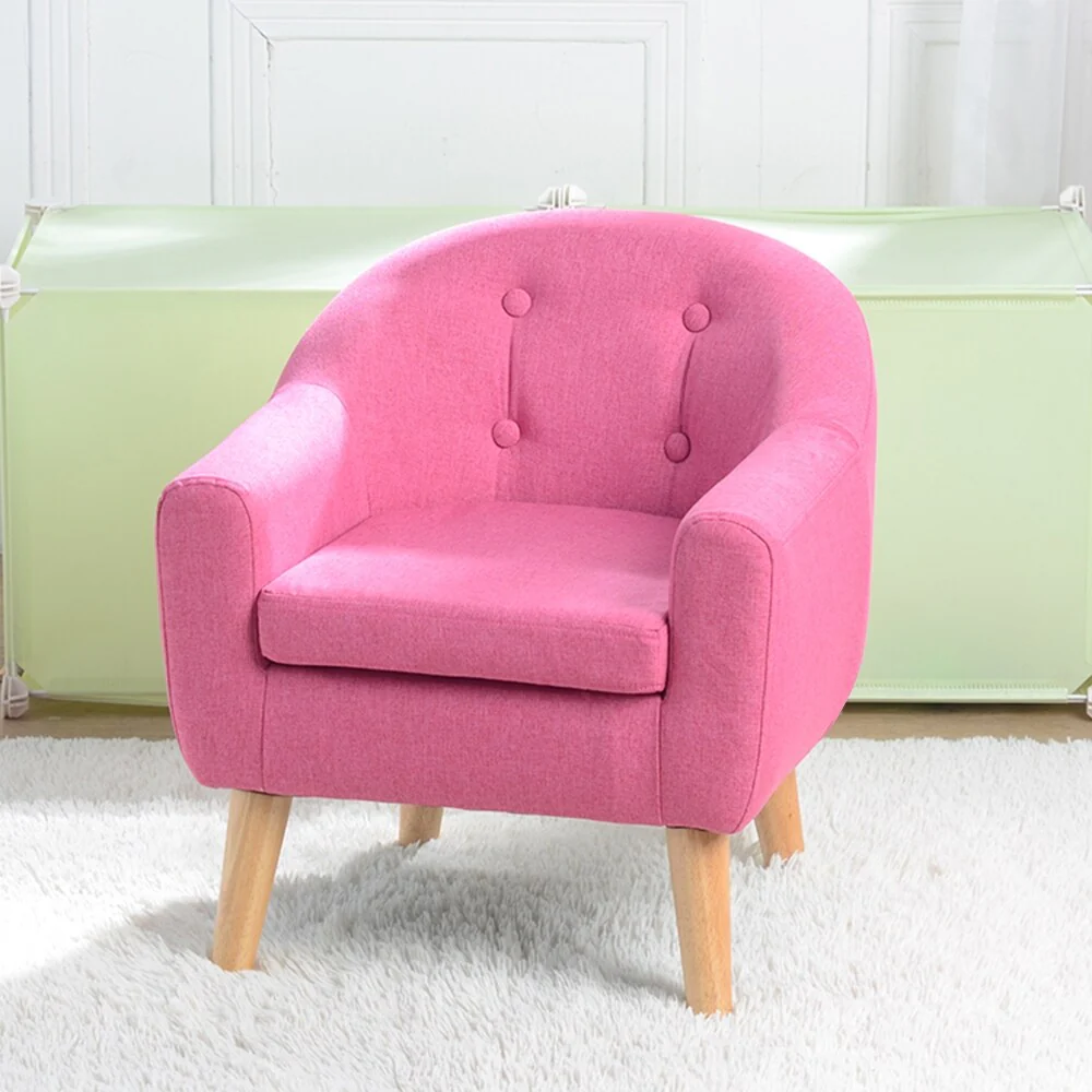 Children's Single Sofa with Sofa Cushion Removable and Washable