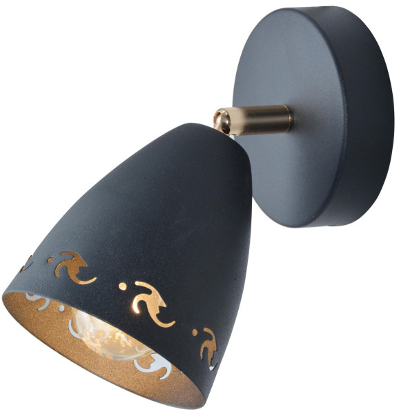Lampa kinkiet COTY 1x40w e14 czarny