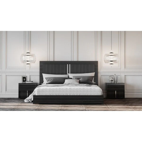 Modrest Ari Italian Grey Eastern King Bedroom Set
