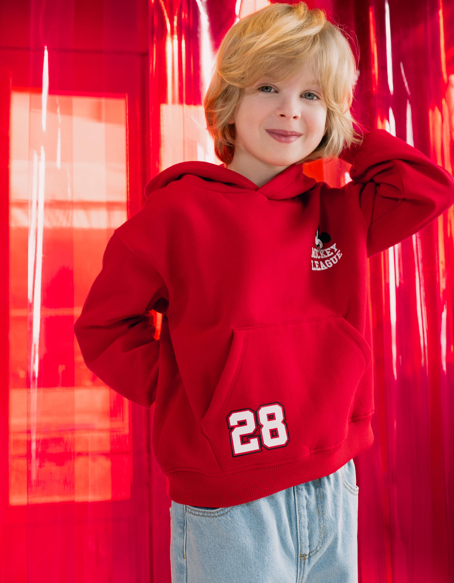 Sweatshirt 'Mickey Mouse' ©Disney, Menino, Vermelho