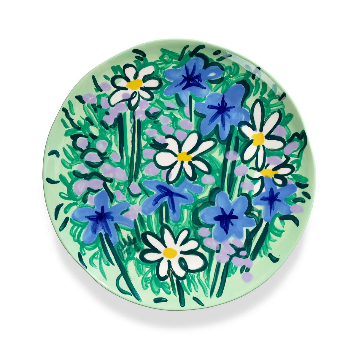 Serax - Serving Spring Servierplatte, grün / blau