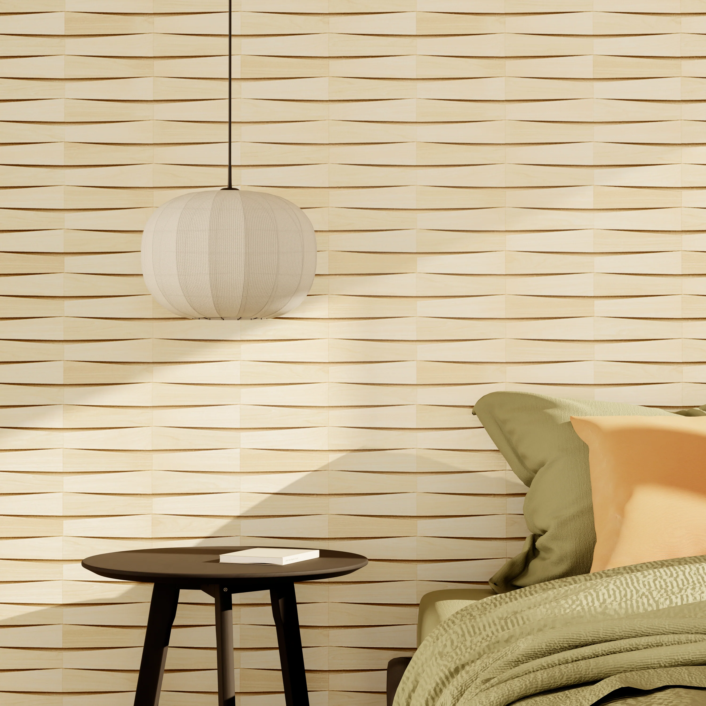 Papier peint intissé YOKO coloris beige