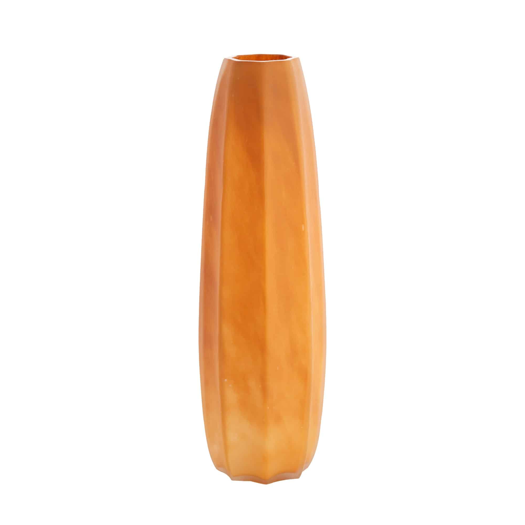Light & Living vaas Bradley - bruin - Ø17cm