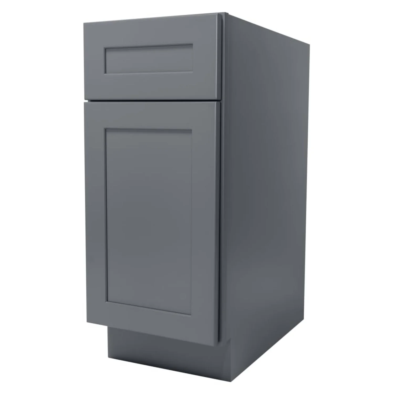 Grey Shaker Base Cabinet - Ready to Assemble, Kitchen Cabinet Storage