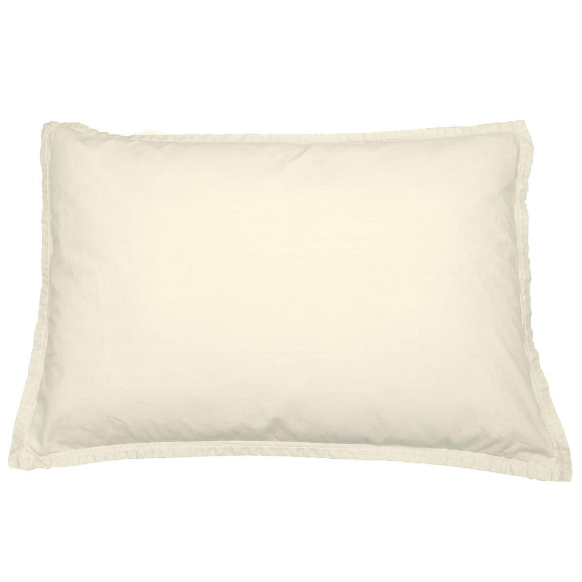 STUDIO - Lot de 2 taies d'oreiller en coton  ecru 50x70 cm