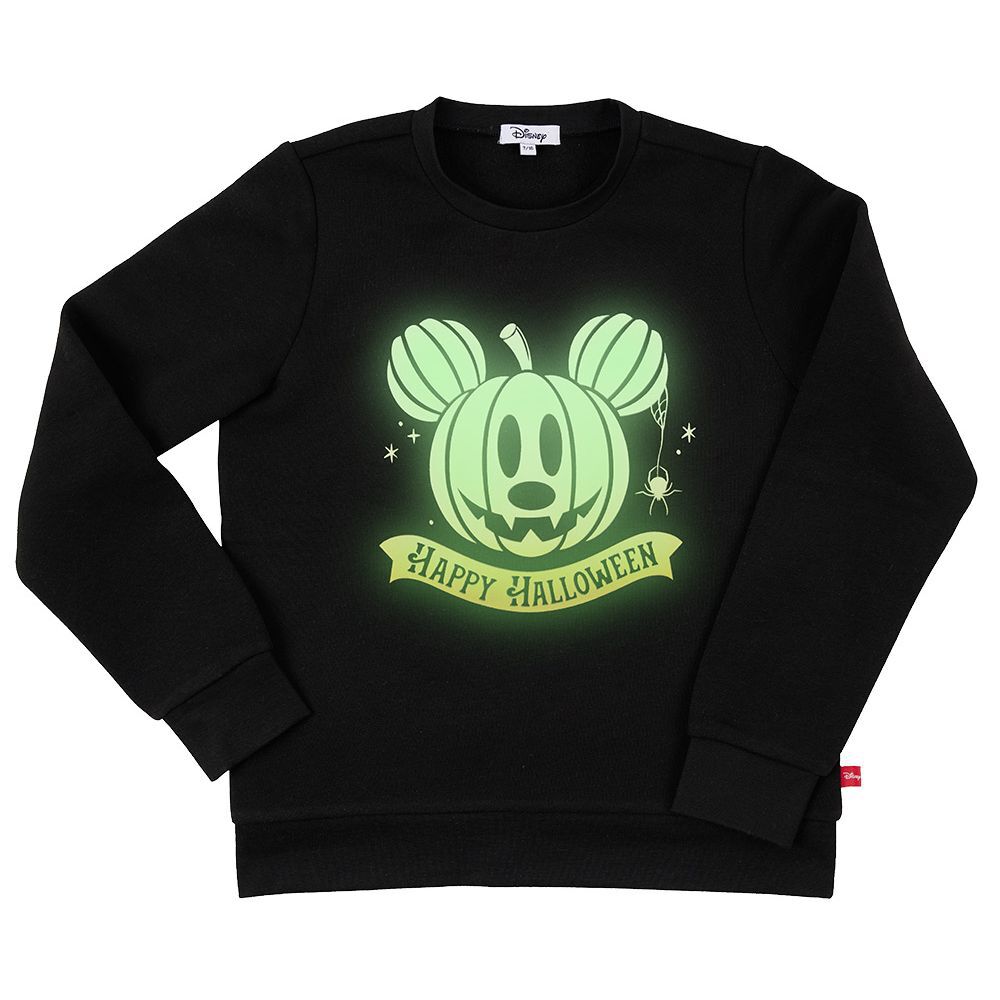 Pull enfant Disney Halloween Mickey phosphorescent 7/10ans