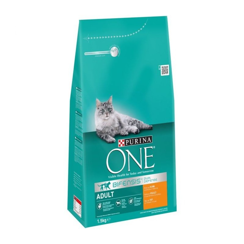 Sac de croquettes au poulet pour chat One Bifensis 1,5 kg PURINA