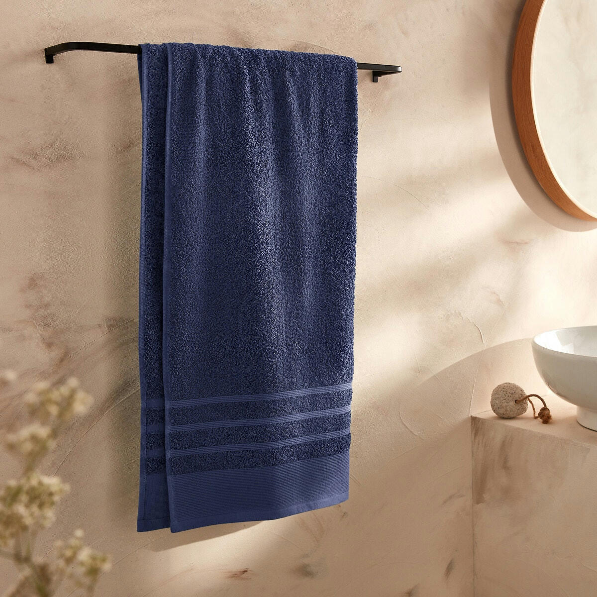 Drap de bain éponge bouclette 600 g/m2, Zavara