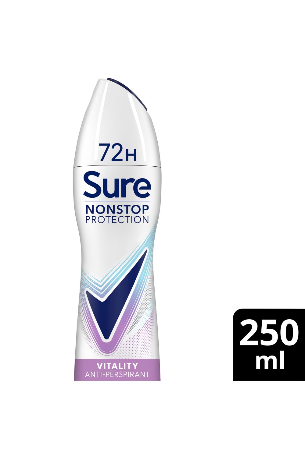 Sure Women Vitality 'Deodorant Spray' w/ 72H Nonstop Protection 250ml, 3pk