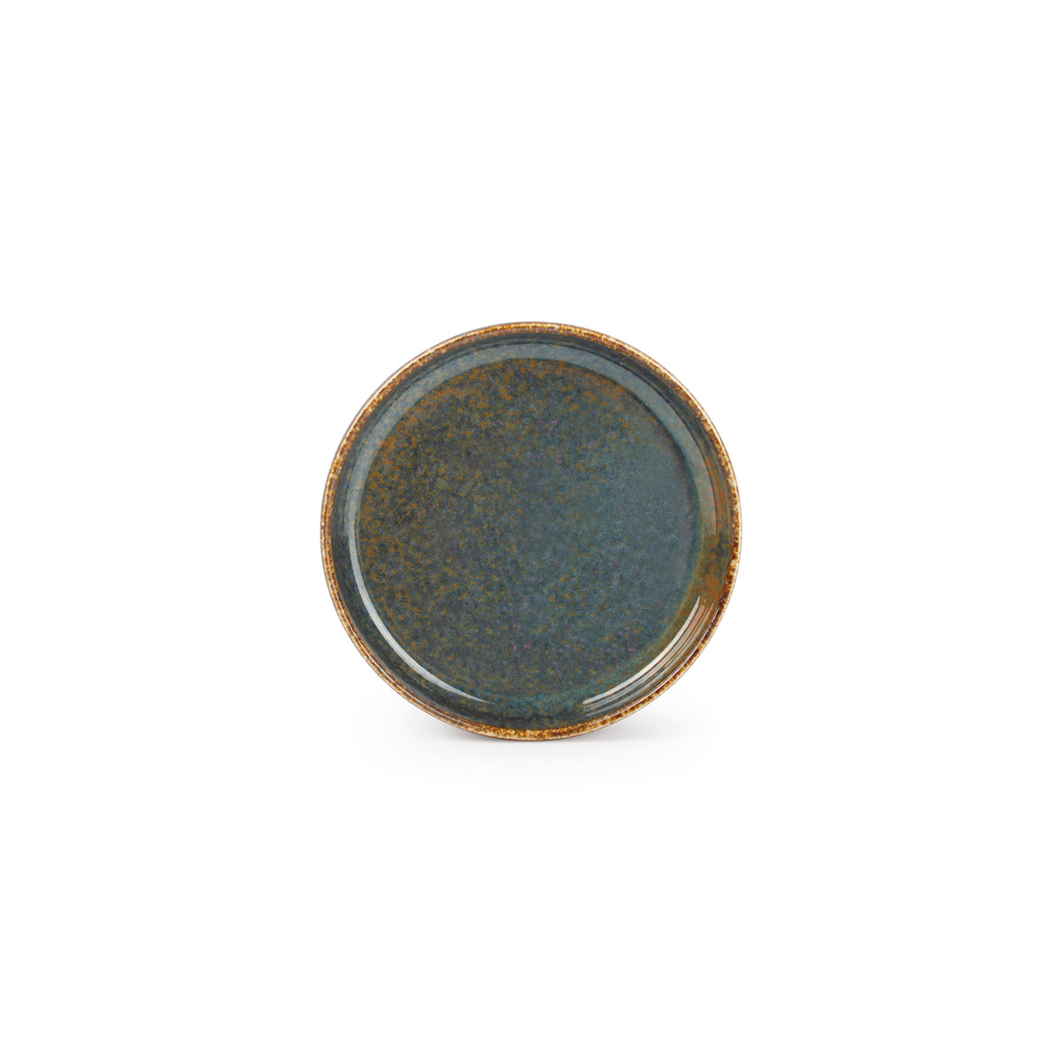 Bonbistro - Plat bord 13,5cm groen Pila - Set van 4