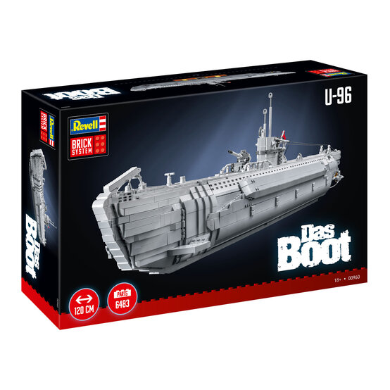 Revell U-96 Das Boot Brick System Model Kit 1:56