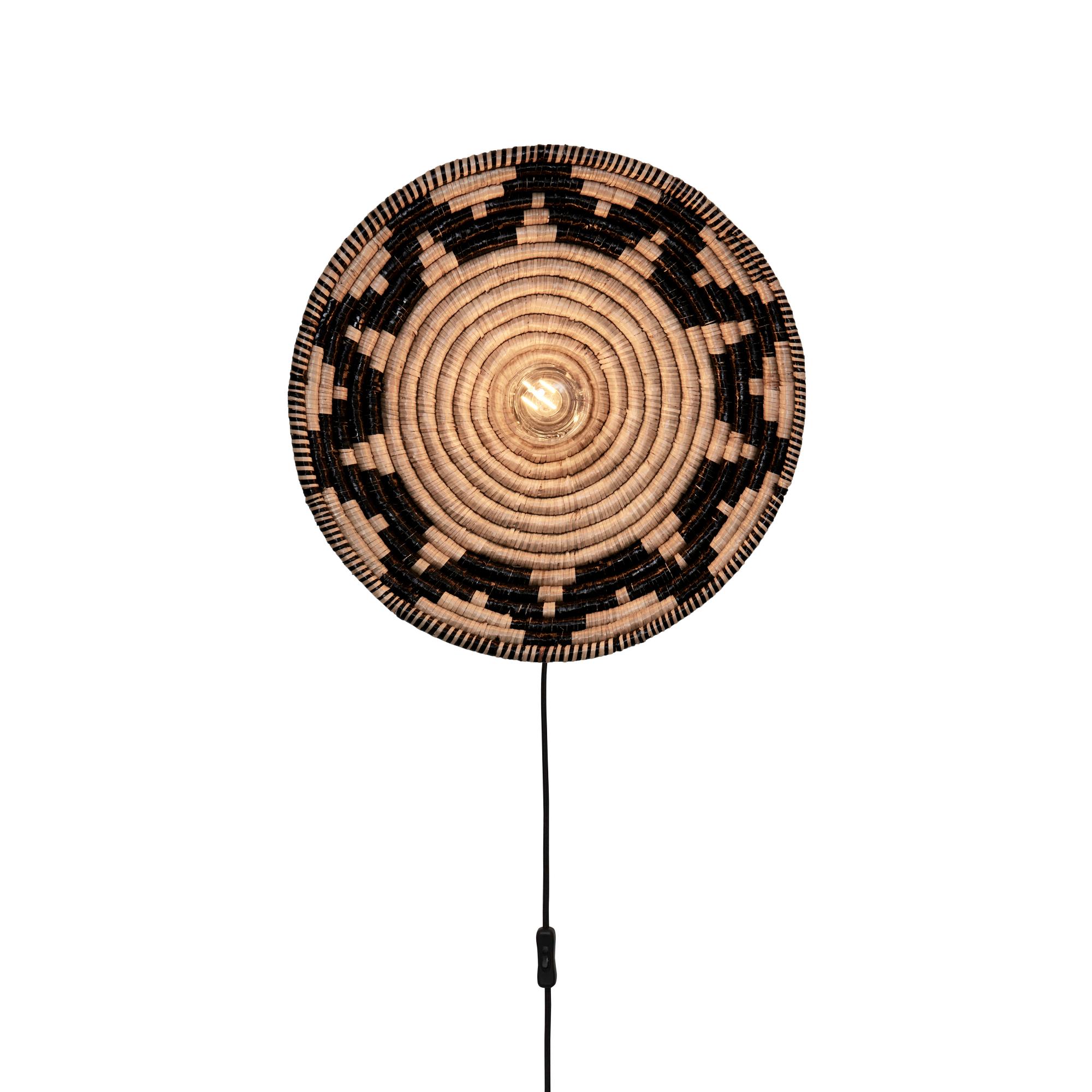 GOOD&MOJO wandlamp Andros - naturel - Ø45cm