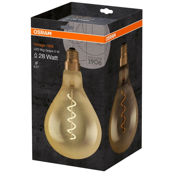 LED-Leuchtmittel »Vintage 1906«, 5 W, E27, warmweiß