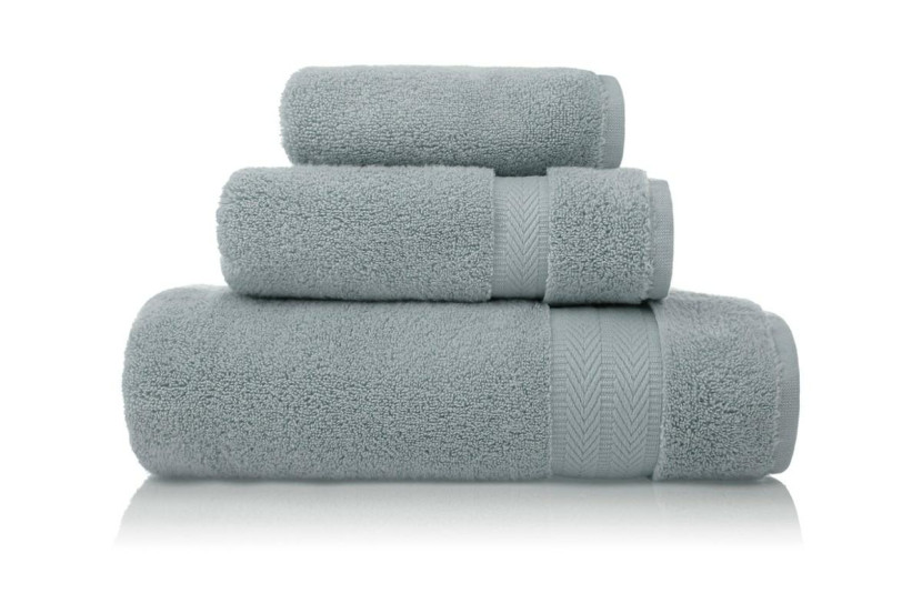 Ręcznik Kair 30x50 szary z egipskiej bawełny frotte 500g/m2