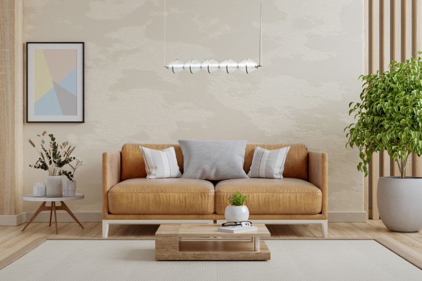 Lampa wisząca FUENTE złota LED 5x25W Ciepła biel 1576lm Italux