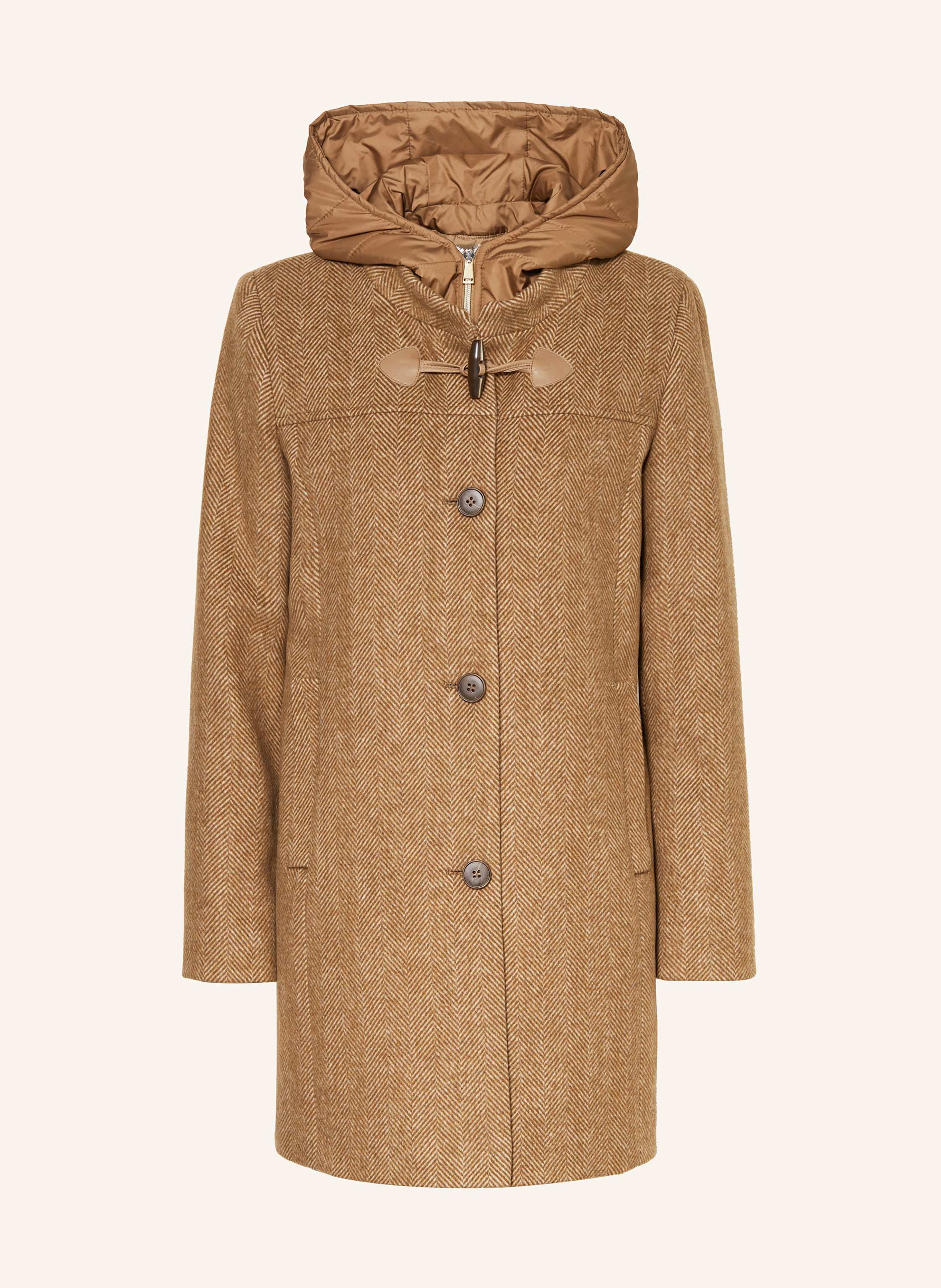 FUCHS SCHMITT Dufflecoat im Materialmix