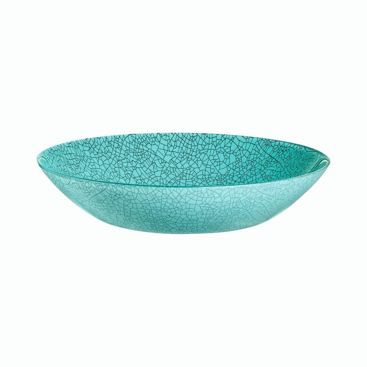 ICY - Assiette creuse turquoise 20 cm
