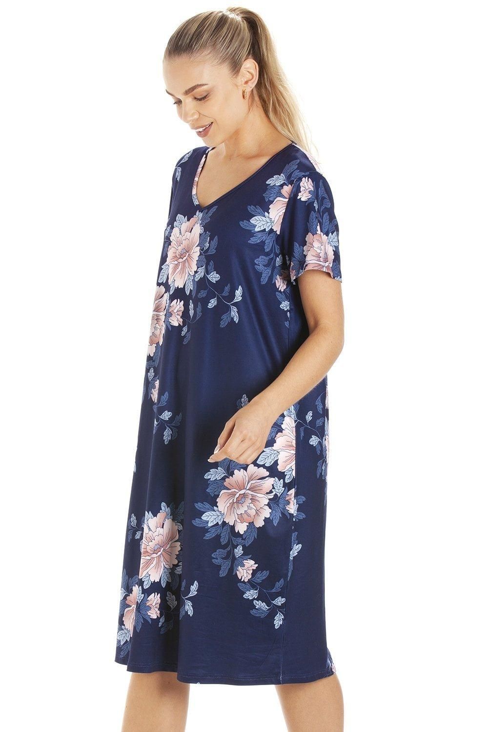 Camille Lightweight Floral Print Nightdress