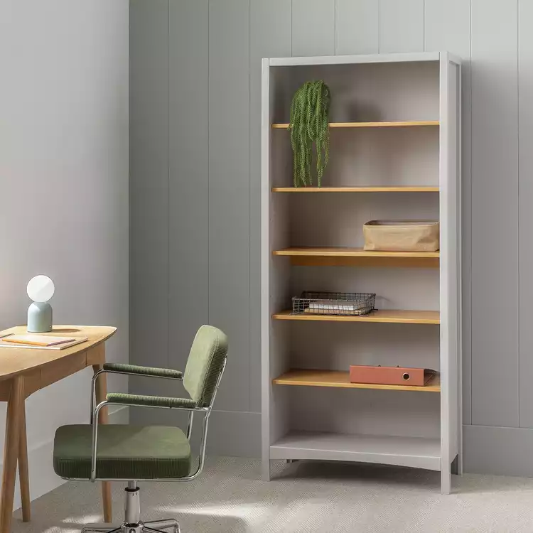 Habitat Bournemouth Open Bookcase - Grey