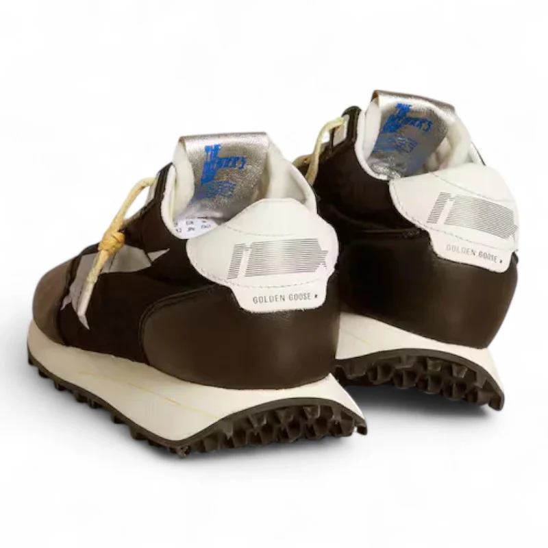 Marathon with black nylon upper and white star