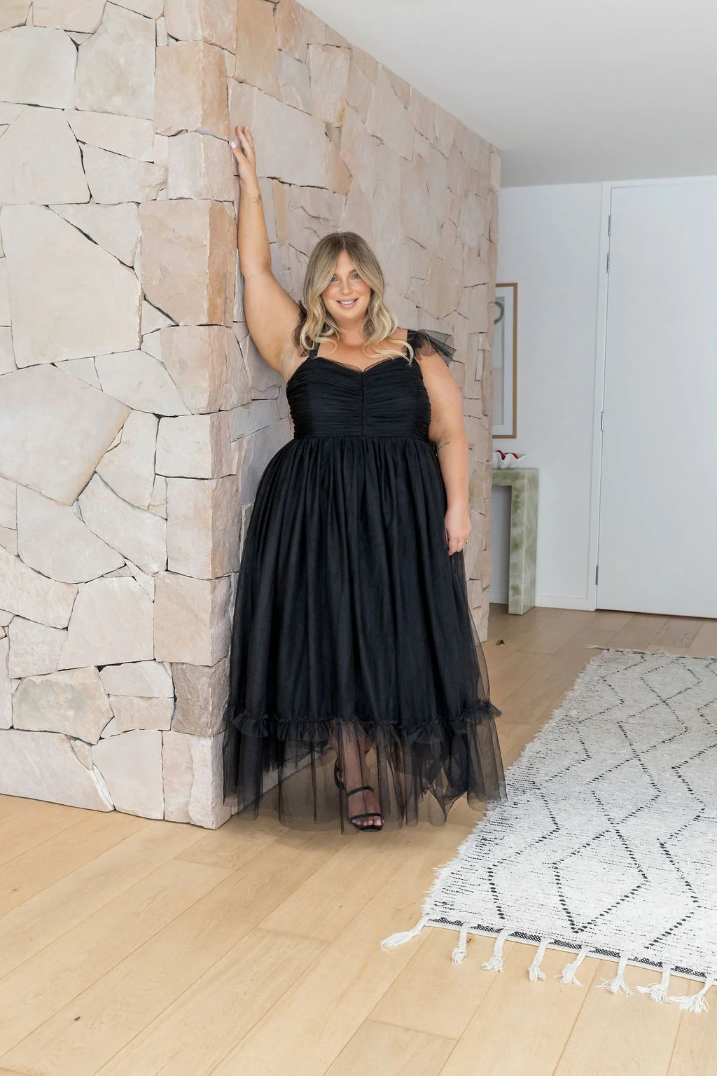 Princess Maxi Dress in Black