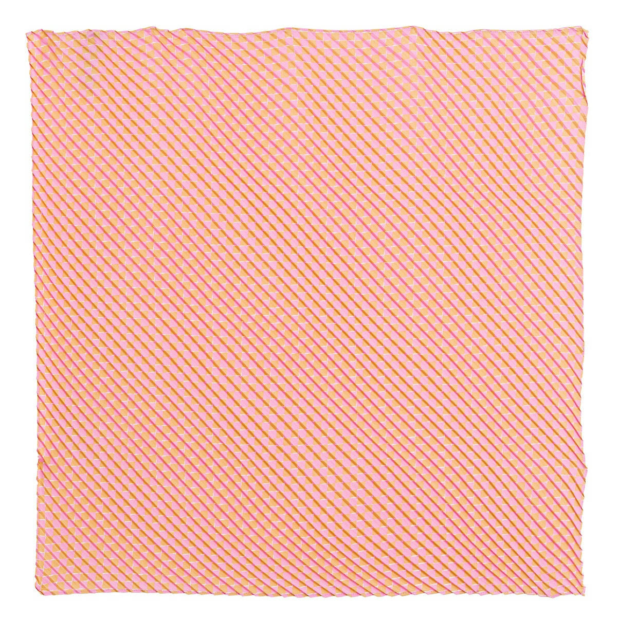 Foulard imprimé, plissé soleil
