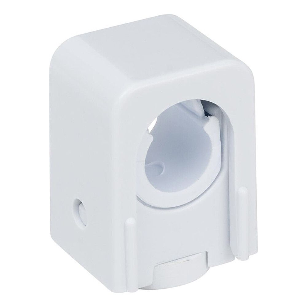 RØRKLAMME PURUS ENKEL 10-16MM HVIT