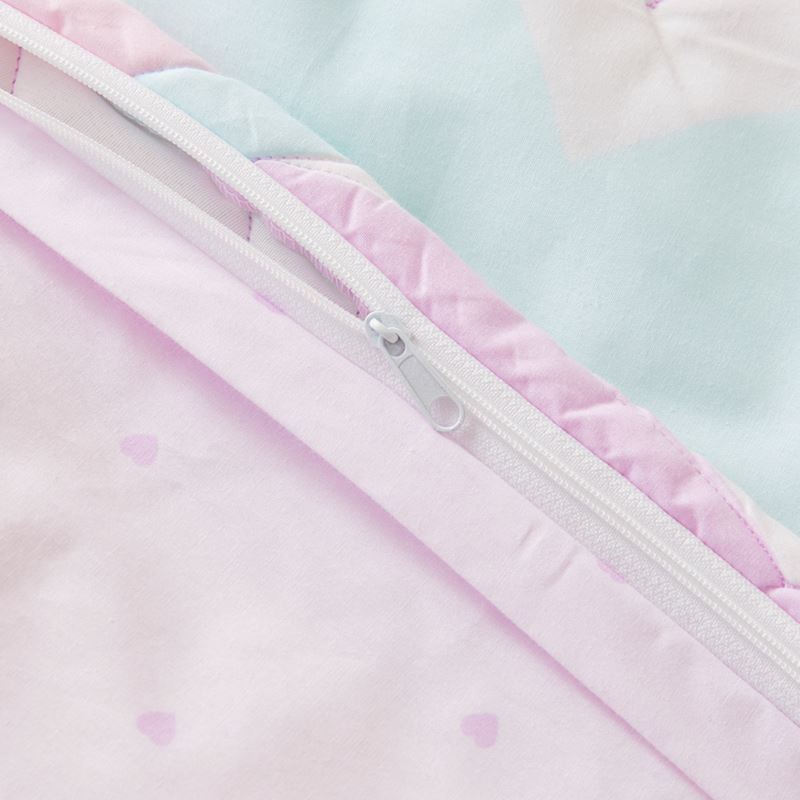 I Heart You Lilac Cot Quilt Cover Set